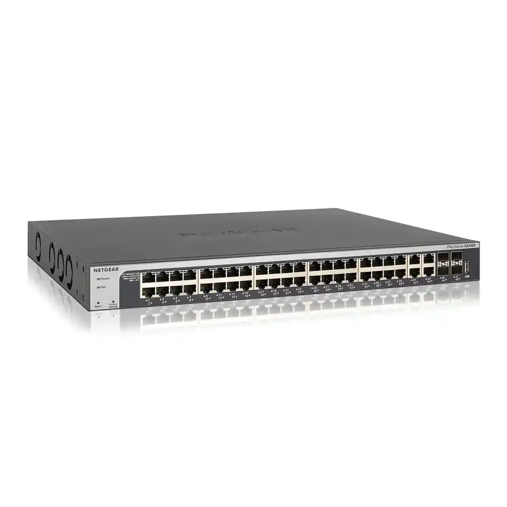 (image for) Netgear 48 Port 10 Gigabit Ethernet Smart Managed Switch XS748T-100NES